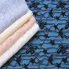 Algodón de brocado Yuchang seda brillante flor de mariposa raya encaje malla moda vestido de mujer encaje ropa tela tela