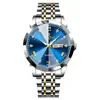 Relojes de Pareja Modernos y Elegantes Rui Zhi Yuan, Reloj de Cuarzo para Hombre con Doble Calendario, Reloj Impermeable, Diseño de Nicho de Lujo Ligero para Mujer