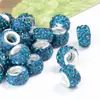 Miçangas Soltas Misturadas Mais Vendido na Amazon Três Fileiras Argola Bola de Diamante Argila Miçangas com Furo Grande Conjunto de Corrente DIY Acessórios de Decoração