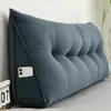 Cojín de pana para mesita de noche Doble respaldo Bolsa suave Almohada Cama Extraíble y lavable Cojín lumbar Sofá Tatami Respaldo