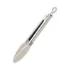 Pinza de comida de silicona resistente a altas temperaturas pinza antiescaldado pinza de comida de acero inoxidable pinza para barbacoa pinza para comidas pinza para pan fabricantes directos
