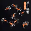Señuelo de anzuelo para pesca de micro-pesca de Griffith, Cebo de imitación de insectos para peces blancos, Peces de boca de caballo y Peces de boca superior