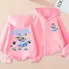 Nueva Sudadera con Cremallera y Estampado de Dibujos Animados Anime Estilo Kpop de Amazon para Niños, Suelta y Casual