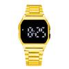 Reloj LED Cuadrado de Acero Aleado F91 al por Mayor del Fabricante Exportación Reloj Digital de Moda Estudiante Hombres y Mujeres Reloj Táctil