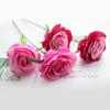 Flor de verão Novo dois garfos rosa da montanha de neve cabeça de flor fábrica atacado planta de simulação flor de simulação decoração de sala de estar flor falsa