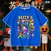 Nueva camiseta de manga corta para niños, top de manga corta, mercancía del juego Suzys Restaurant