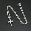 Colgante de Cruz Hip-Hop Collar de Cruz Rap Trendy Collar de Diamantes Transfronterizo Amazon Aliexpress