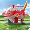 Avión de Empuje para Niños Pequeños Juguete Empujar Empujar Monociclo Cochecito Rueda Poste Único con Campana Puesto de Actividad de Jardín de Infancia