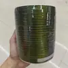 Cinta de satén de doble cara de 3 cm de ancho, 900 yardas, 3 cintas blancas estándar, 1 cinta negra, 1 cinta blanca, cinta A12 con acabado satinado