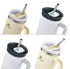 Set de Popotes de Acero Inoxidable Stanley Simpleowala Tapa para Popote Set de Tres Piezas Universal para Vasos de Coche Stanley