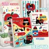 Cuaderno de Hojas Sueltas Ins de Aspecto Alto Tarta de Manzana Gato A5 Desmontable Lindo Cuaderno Rayado B5 Bloc de Notas