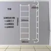 Barra suspensa escada de nuvens academia de treinamento de aptidão física infantil interna escalada escada de nuvens barra de pull-up montada na parede escada de nuvens de pull-up