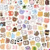 1000 Adesivos de Urso Coreano Desenho Animado Fofo Ins Decoração Coração Girly Suitcase Capa de Celular Adesivos Atacado