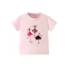 Ropa Infantil Transfronteriza 26ª Colección Primavera/Verano: Camisetas de Manga Corta para Niños con Estampado, Cuello Redondo, Dulces y Lindas, Al Por Mayor en Stock