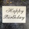 Template de Pintura Spray Caractere Fu Feliz Aniversário Banquete de Hotel Atacado Molde Tema Pronto Fu Lu Shou Publicidade de Parede Externa