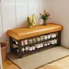 Banco para troca de sapatos, porta de casa, pode sentar, armário de sapatos, banco integrado, porta de entrada, luz, banco de sapatos de luxo de alta qualidade, sapateira de entrada
