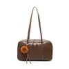 Bolsa de Boliche para Mulheres 2026 Nova Nicho Grande Capacidade Sob o Braço Comutador High-End Bolsa Boston Bolsa de Ombro