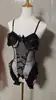 Lingerie Divertida e Sedutora Estilo Puro Desejo Coleção Douyin Camisola Feminina Quente Transparente Costas Abertas Tentação Uniforme Conjunto de Tiras
