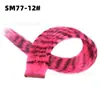 Comercio Exterior Colgante de Oreja Peluca Teñida Colorida de Una Pieza Sin Costuras Estampado de Leopardo Pluma Pie de Peluca Cabello Liso Colgante Invisible al Oído Venta al Por Mayor