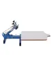 Fabricante de Máquinas de Impresión de Camisetas de Escritorio, Máquinas de Serigrafía Plana Sencillas para Prendas, Máquinas Manuales de Serigrafía de Un Color