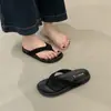 Chanclas de Tira Gruesa para Mujer, Calzado de Verano para Exteriores, Nuevo Estilo 2026, que Aumentan la Altura, Casual, Sandalias de Playa