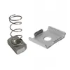Conjunto completo de acessórios de aço C: Parafusos autoatarraxantes M8, arruelas, calços, abraçadeiras para eletroduto, feixes de tubos integrados, porcas de mola