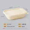 Saizhuo lonchera biodegradable lonchera desechable tazón de almidón de maíz caja para llevar lonchera con tapa
