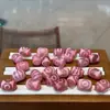 Rosa Branco Ha Dalotian Contas Dzi Joias DIY Colar de Contas Budistas Acessórios de Contas Soltas