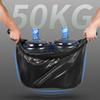 Bolsa de basura grande, de uso industrial, negra, gruesa, para hoteles, propiedades comerciales, desechable, de plástico, de gran tamaño, bolsa de basura grande.