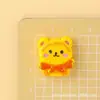 Acessórios pequenos de resina: biscoitos de gato simulados, pão de cachorrinho, decorações de brinquedo de comida de panificação em miniatura, ímãs de geladeira DIY, presilhas de cabelo