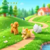 Micro Paisaje Lindos Cachorros Poodle Shih Tzu Figuras Adornos DIY Accesorios para Colgar Mini Adornos de Escritorio