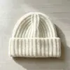 Chapéu de Lã com Circunferência de Cabeça Grande para Mulheres, Gorro Fashion para Outono e Inverno, Afina o Rosto, Chapéu Versátil com Proteção para Ouvido, Touca de Tricô Quente
