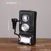 Adornos de Modelo de Cámara Retro Americana y Máquina de Coser, Artesanías de Resina, Accesorios de Decoración para Sala de Estar, Gabinete de Vino y Ventana
