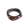 Pulsera de Resina Zr Retro Exagerada Nueva Moda Accesorios de Joyería para Mano Redonda Gradiente de Nicho Personalizados