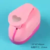 Embosador de Tamaño Mediano Ahorrador de Esfuerzo Perforadora Infantil Hecha a Mano para Jardín de Infancia Máquina de Estampado Juego de Moldes Redondo Corazón Estrella de Cinco Puntas