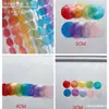 Rebanadas de Nácar para Boda Doble Agujero Espejo de Color Concha Redonda Rebanadas DIY Cadena de Conchas para Boda Cortina de Puerta Carrillón de Viento Colgante Decoración