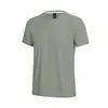 Camiseta de Manga Corta con Cuello Redondo para Hombre, Nueva, Transfronteriza, Comercio Exterior, para Verano, Fitness, Deportes, Running, Ropa Transpirable y de Secado Rápido