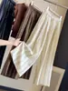 Calça pantalona de algodão e linho listrada relaxada para mulheres, novo estilo outono, cintura alta, modelagem que afina a silhueta, solta, calça reta casual