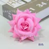 Flor de Rosa de Terciopelo de Tamaño Mediano para Hacer Pasadores para Ropa Tradicional China, Kit de Materiales para Caja de Flores, Rosa Artificial de Terciopelo