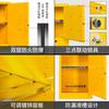 Gabinete industrial a prueba de explosiones, gabinete para productos químicos, gabinete para almacenamiento de productos químicos peligrosos de laboratorio, gabinete para reactivos inflamables a prueba de fuego y con doble cerradura.