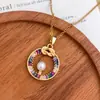 Colar Leve Luxo Nicho Anel Pérola Colar Acessórios Moda Simples Dia dos Namorados Chinês Corrente da Clavícula Cruzamento Venda Quente Corrente de Suéter