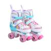 Patines de Ruedas para Niños 2-5-8-10 Años Principiante Bebé Ruedas Flash de Cuatro Ruedas Patines de Ruedas de Doble Fila para Niños y Niñas
