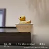 Lindo juguete de prensa de madera para aliviar el estrés, mini gadget creativo hecho a mano para aliviar el estrés, pequeño gadget portátil, adorable colgante