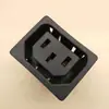 Fogão elétrico AC06A tomada de carregamento elétrico tomada fêmea AC06 com abas interface tomada de energia AC de três furos ac06c