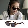 Gafas de sol cuadradas estilo retro coreano con montura de carey, Protección solar de alta definición, Protección ultravioleta, Fotografía de viajes, Gafas de sol versátiles