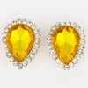 Acessórios Yiwu Girassol Ponto Acrílico Diamante Gota d'Água Tipo Diamante Costurado à Mão DIY Joias Artesanais Acessórios para Roupas Cabelo