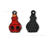 Halloween Artesanal Criativo Pingente de Gotejamento de Óleo DIY Fantasma Caveira Abóbora Pingente Corrente de Celular Acessórios de Chaveiro