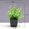 Punto Nuevo Bonsái Plantas de Decoración para el Hogar Pequeños Adornos Flores Artificiales Plantas Verdes Plantas en Maceta Flores Artificiales Fábrica Venta al Por Mayor