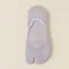 Calcetines de Dos Dedos para Mujer Algodón Puro Verano Finos Antideslizantes que no se Caen Calcetines de Dedos para Mujer Absorbentes del Sudor Transpirables de Boca Baja Calcetines Invisibles
