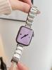 Pulseira Fina e Elegante de Metal para Apple Watch Feminino, Adequada para Apple Watch 11ª Geração Cor Starlight Iwatch109876Se